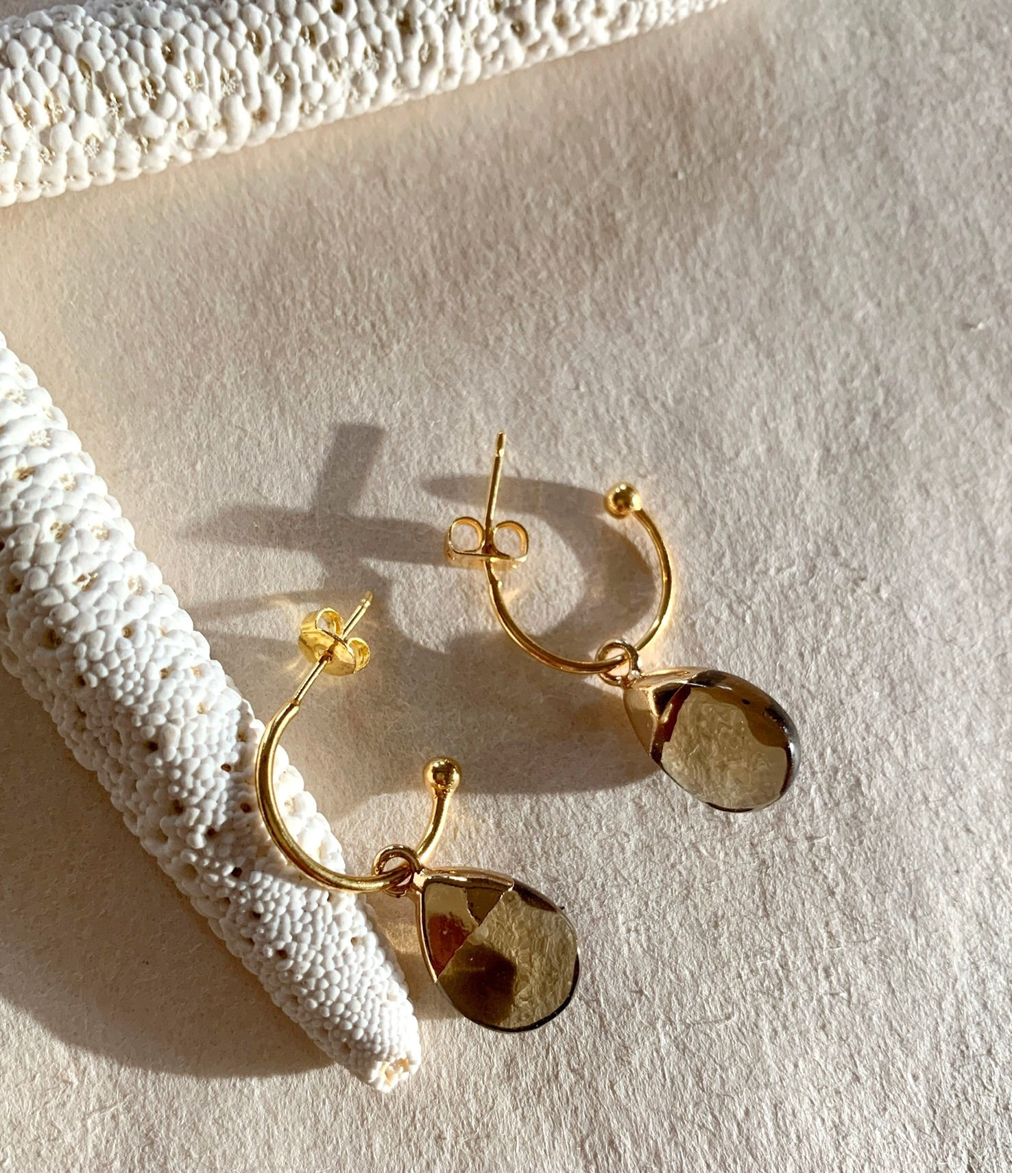 Oorbellen met Rookkwarts edelsteen