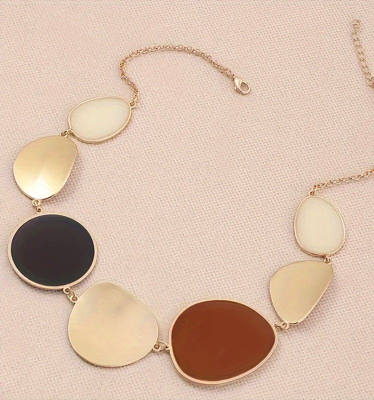 statement ketting in trendkleuren van world's finest bovenaanzicht