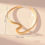 Thumbnail: Wavy | bovenarm armband zilver