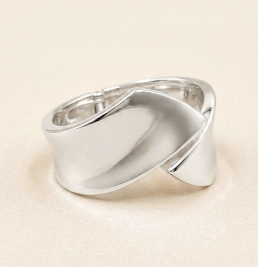 statement armband zilver van world's finest vooraanzicht