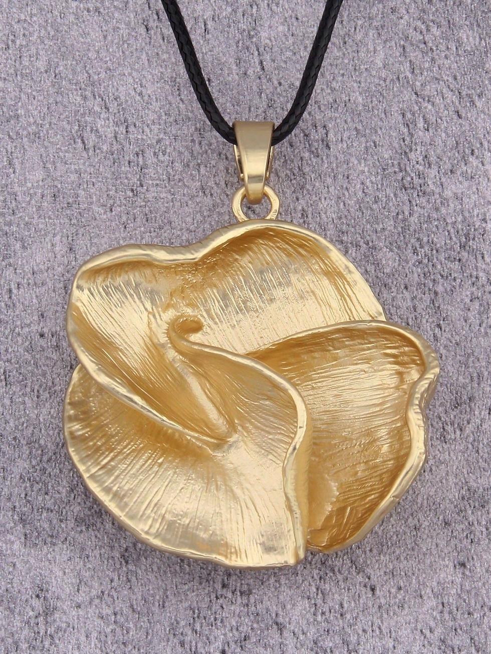 Thumbnail: Rose | koord ketting met hanger