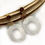Thumbnail: Elegantly White | lange witte oorbellen
