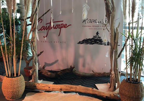 Caythorpe and McArthur Rigge Wine Lounge Fashion Week 2018