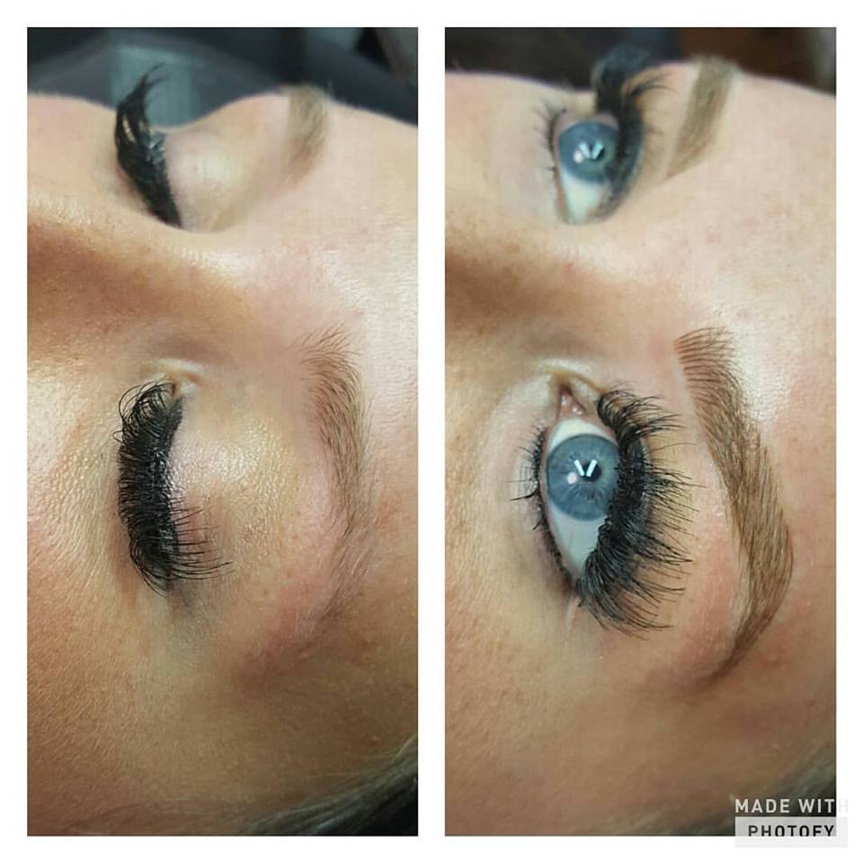 Before/After Microblading photos San Antonio Tx Brow Gal