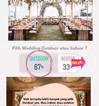 Sebaiknya yang mana, Menikah Indoor atau Outdoor?