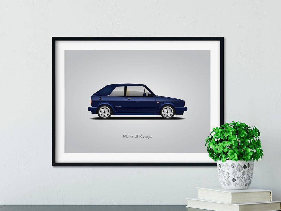 Thumbnail: Mk1 Golf Rivage Print