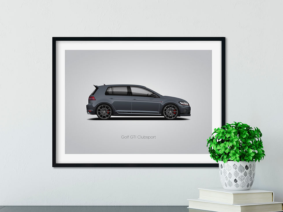 Thumbnail: Golf 7 Clubsport Print
