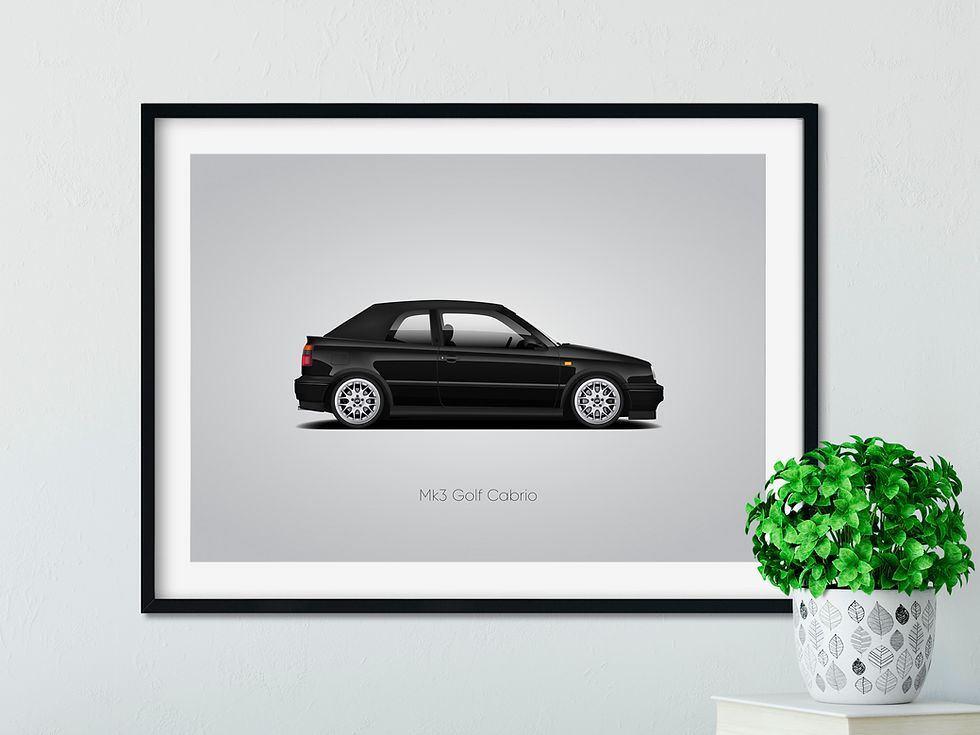 Thumbnail: Mk3 Golf Cabrio Print