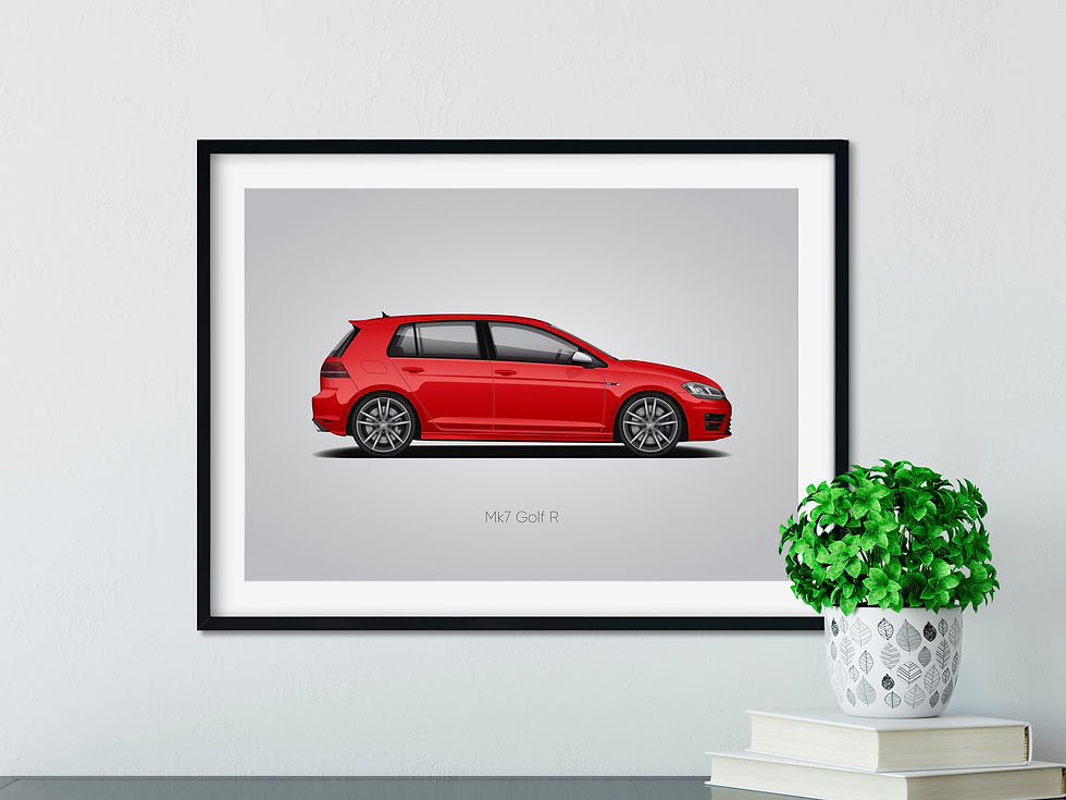 Thumbnail: Golf Mk7 R Print