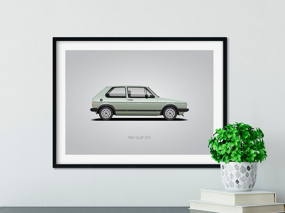 Thumbnail: Mk1 Golf GTI Series 1 Print
