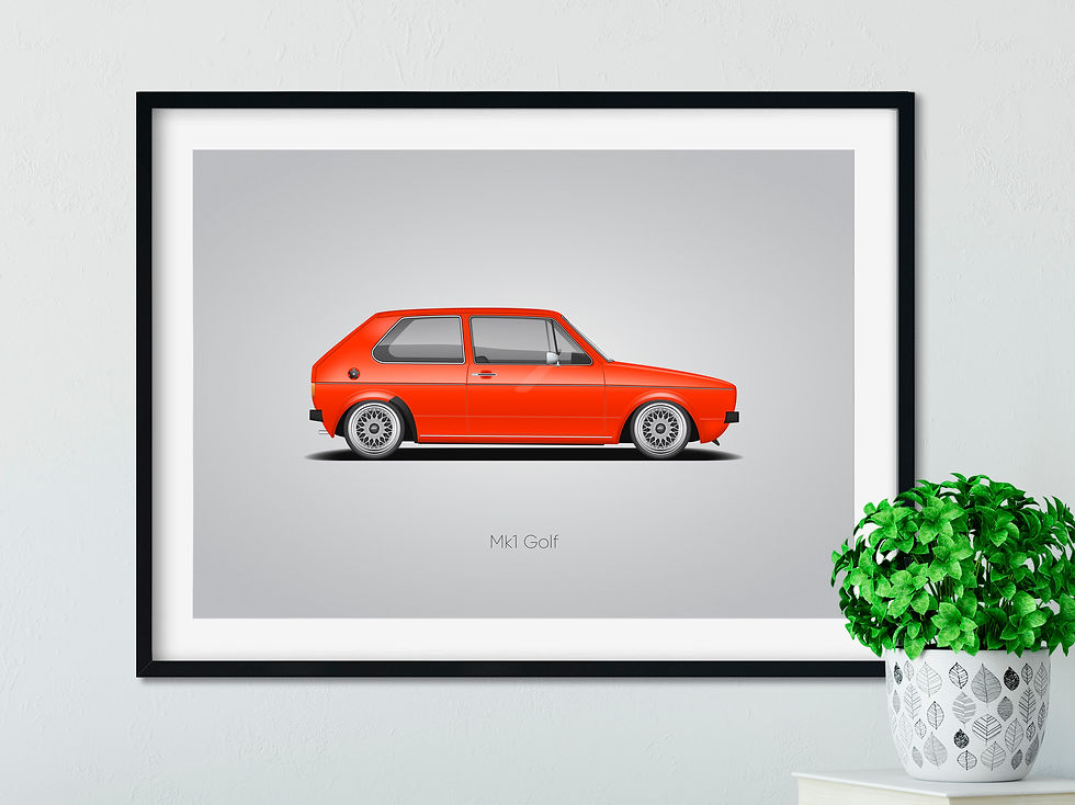 Thumbnail: Mk1 Golf 'Swallowtail' Modified Print