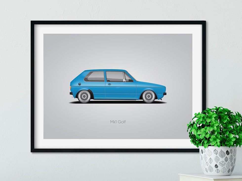 Mk1 Golf 'Swallowtail' Modified Print