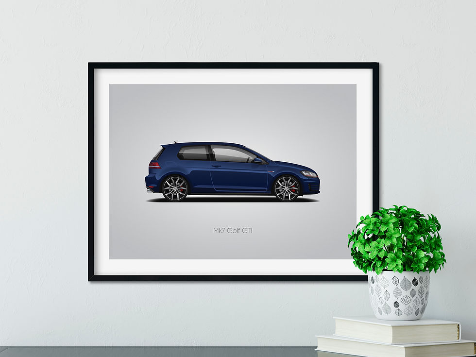 Thumbnail: Golf Mk7 GTI Print