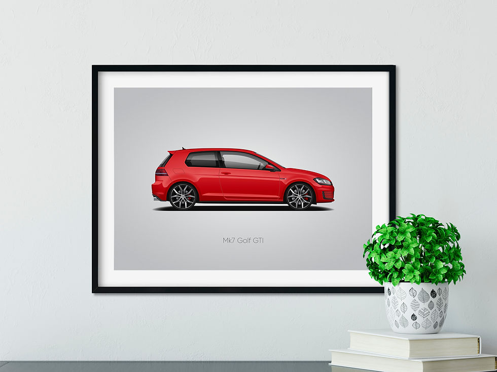 Thumbnail: Golf Mk7 GTI Print