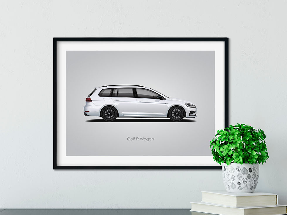 Thumbnail: Golf Mk7.5 R Wagon Print