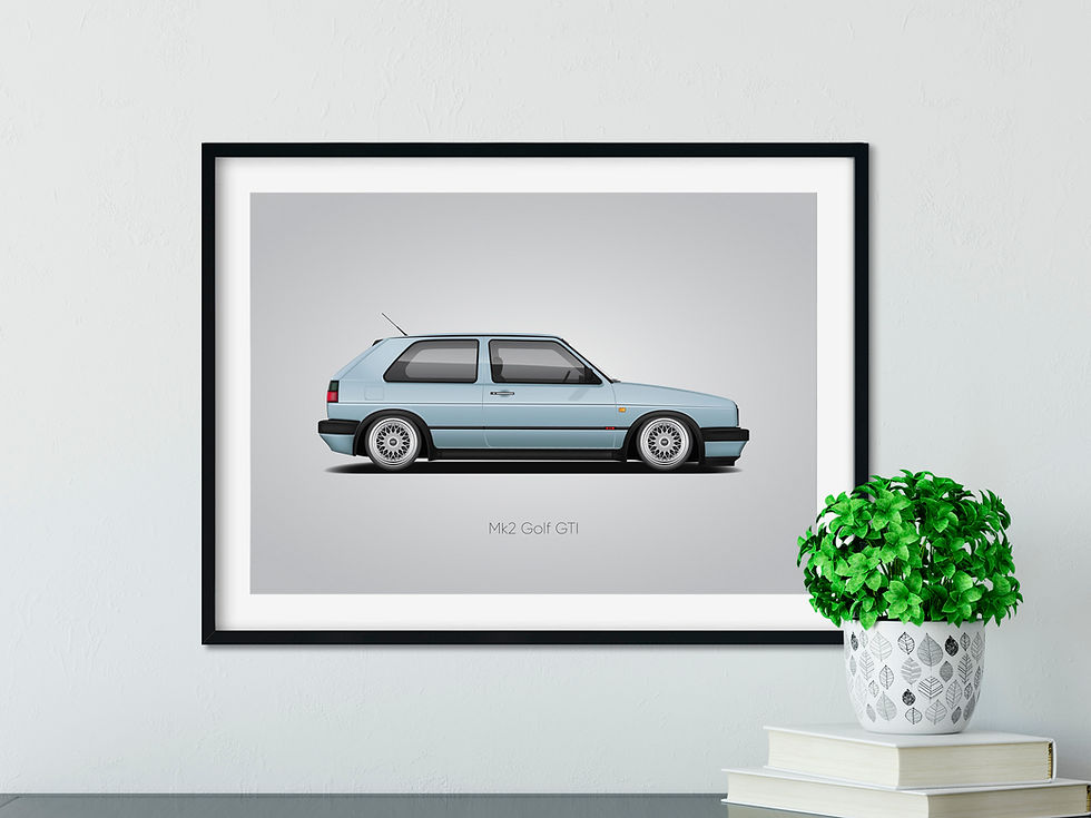 Thumbnail: Mk2 GTI '90 Print