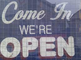 C'mon In, We're Open!!