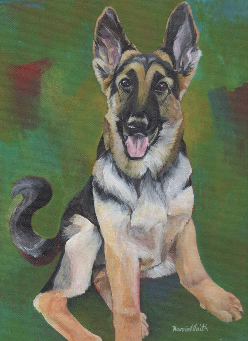 Rosie the German Shepherd Puppy