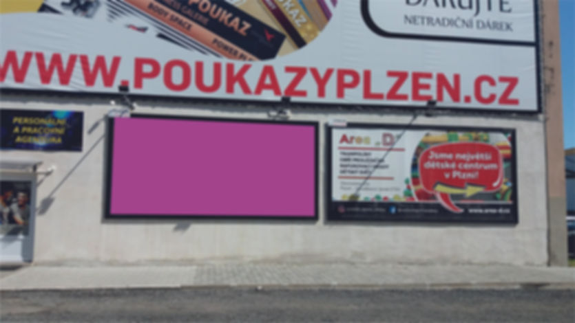 Billboard Zborovská - Plzeň Doudlevce