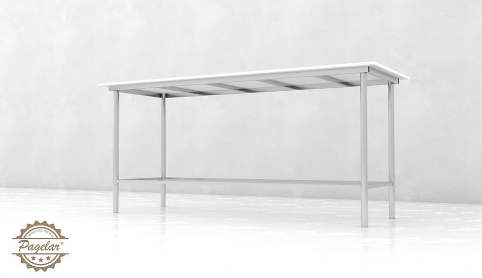 Miniatura: Mesa de Inox com Tampo de Altileno PAGELAR