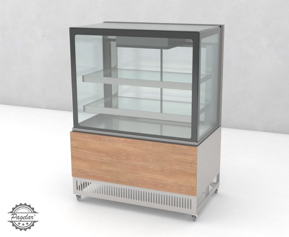 Expositor Caixa Natural Vidro Reto 1000mm PAGELAR - Linha Austrália