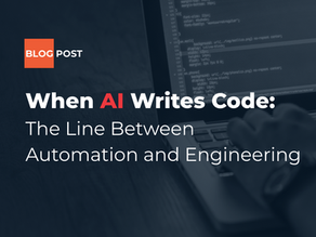 When AI Writes Code: The Line Between Automation and Engineering