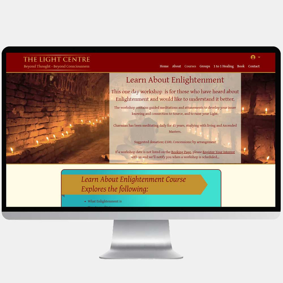 The Light Centre Deepen Your Enlightenment Course Page