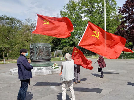 9 MAI : COMMÉMORATION DU JOUR DE LA VICTOIRE - Intervention de J. Hannotte Morais, Sec. Pol. du PCB
