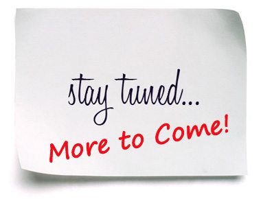 More info to come soon