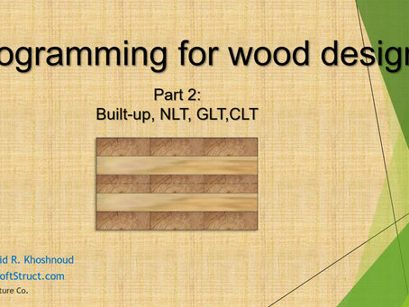 Programming for wood design- Part 2