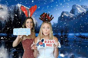 Animated Boomerang GIF of girls at a photo booth in Joplin MO