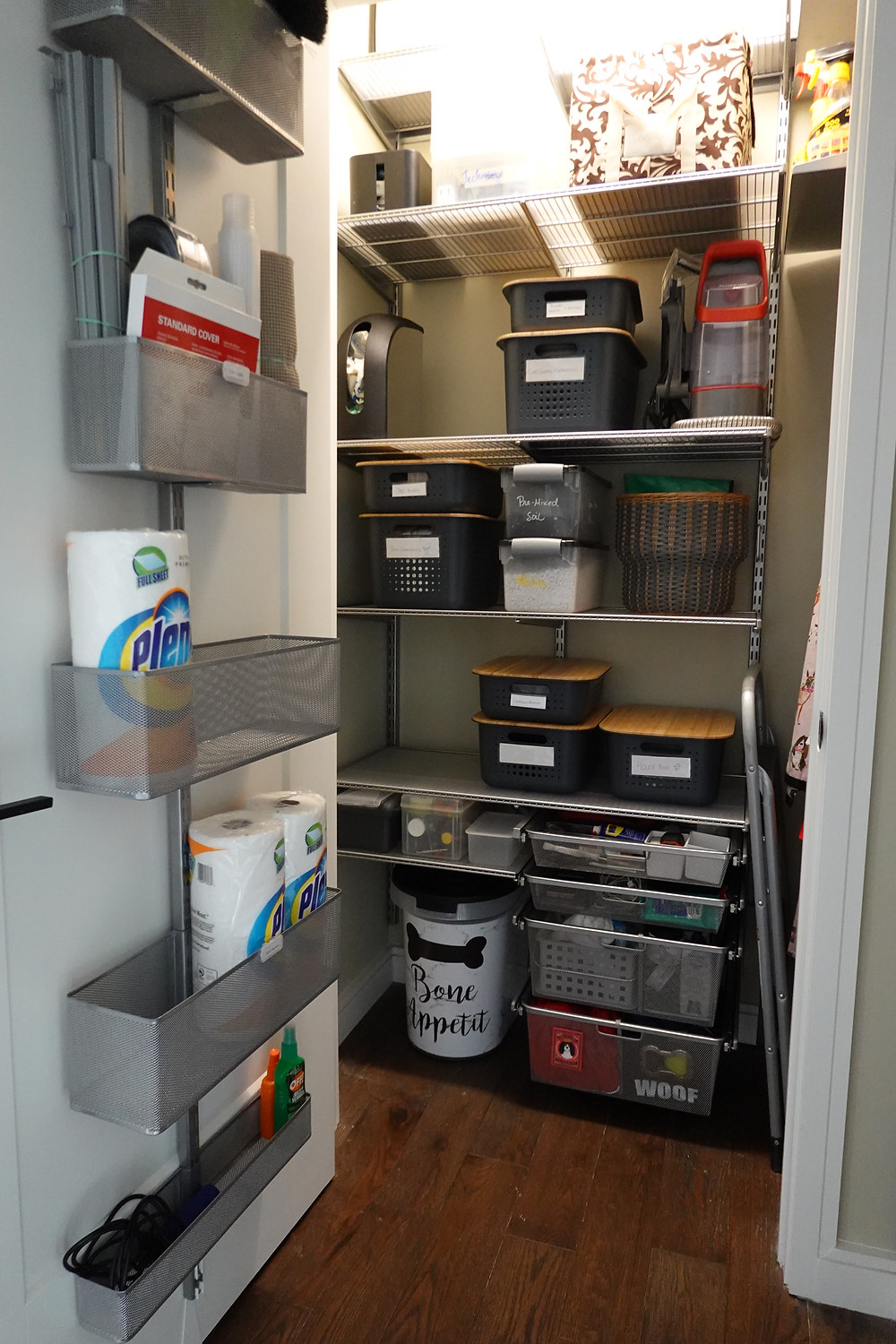 The Elfa Shelving System from The Container Store
