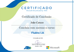 Certificado Microsoft FluencIA