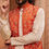 Thumbnail: Rust Floral Nehru Jacket Set