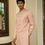Thumbnail: Salmon striped achkan set