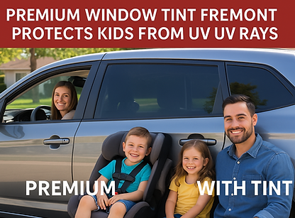 alt="Family protected with premium ceramic window tint Fremont by Lucaz Window Tinting, shielding kids from UV rays with Xcenith IR 93% heat rejection and Endeavor IR clarity"