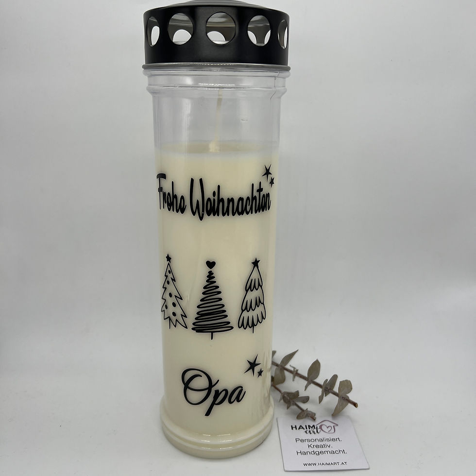 Miniaturbild: Weihnachtliche Grablichter versch. Motive