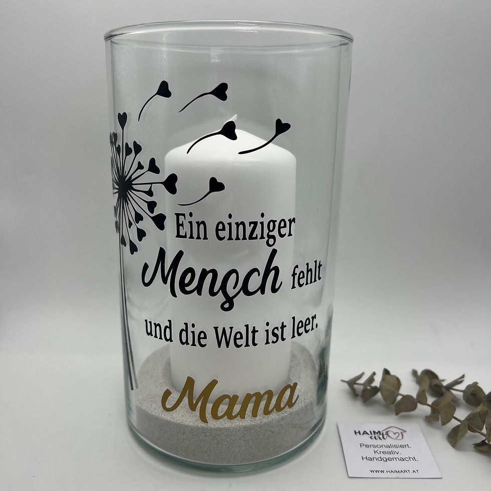 Miniaturbild: Windlicht - Trauer