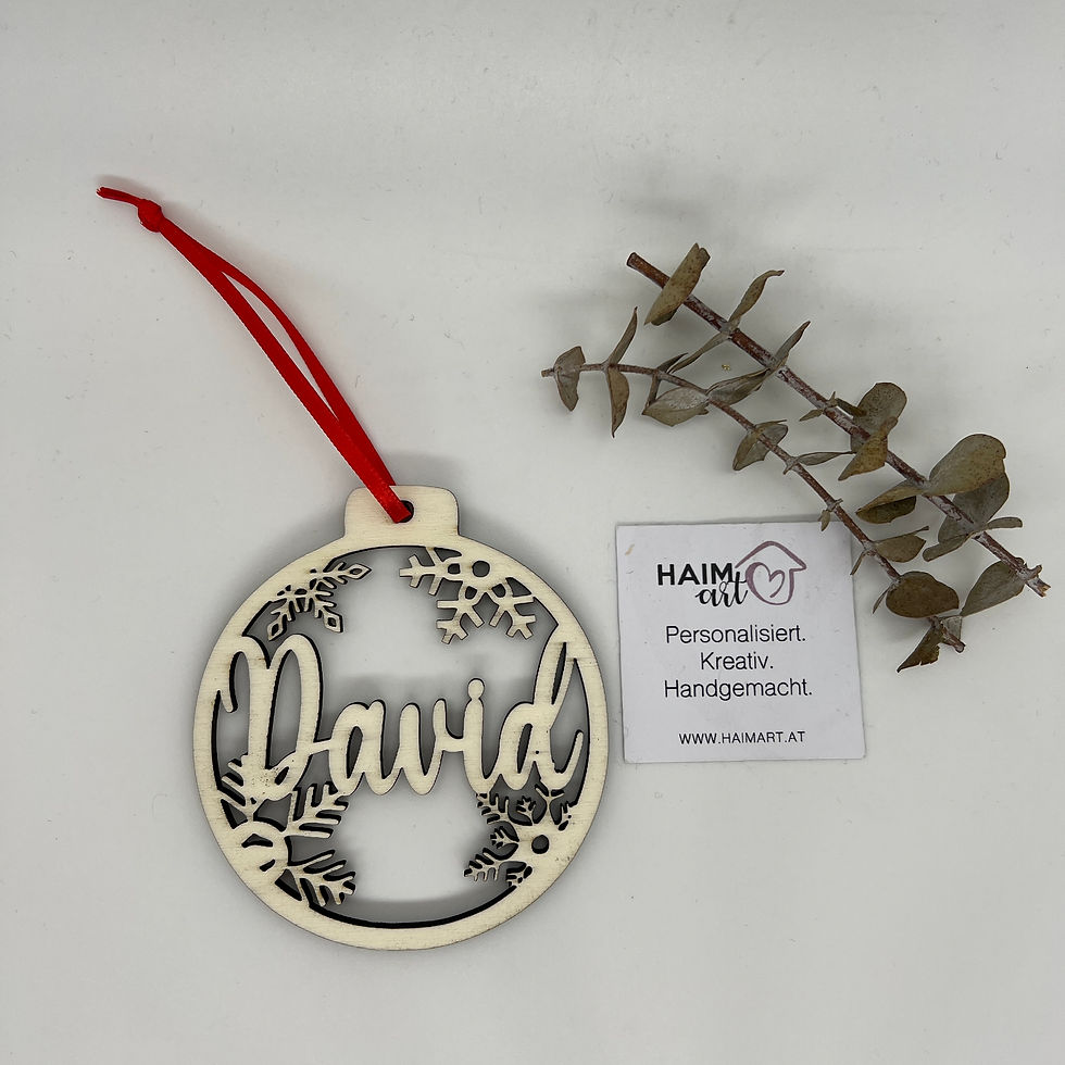 Miniaturbild: Christbaumschmuck aus Holz