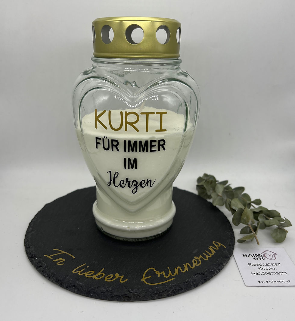 Miniaturbild: Schieferuntersetzer für Grablichter