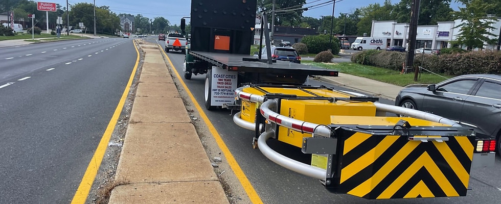 Truck mounted attenuator supporting lane closure and roadside safety operations in the DMV
