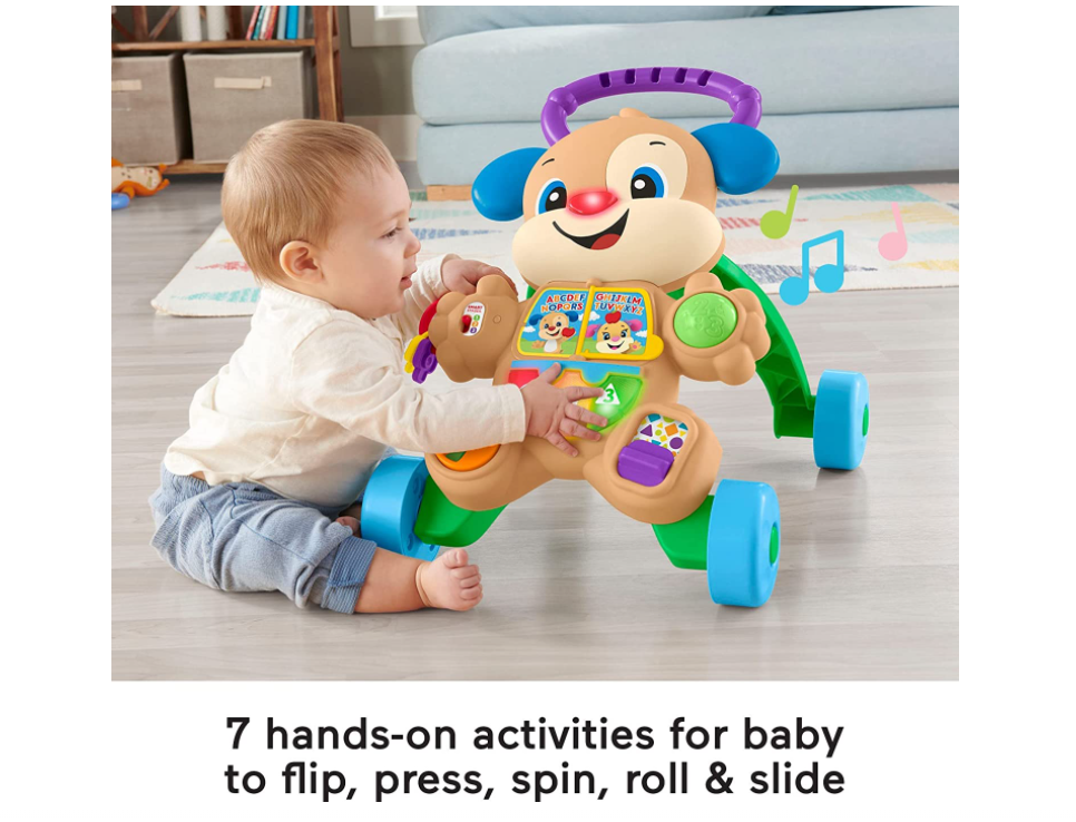 Thumbnail: Fisher-Price Laugh & Learn Baby Walker and Musical Learning Toy with Smart Stage