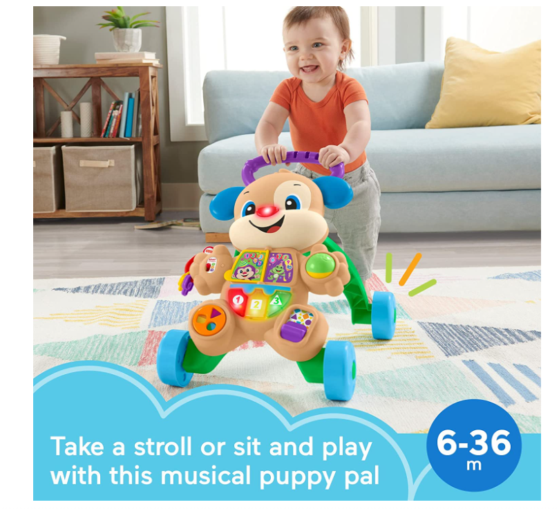 Thumbnail: Fisher-Price Laugh & Learn Baby Walker and Musical Learning Toy with Smart Stage