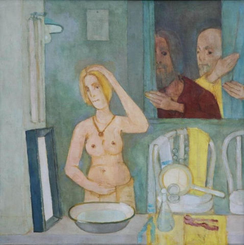 Zuzanna i Starcy III, Bereźnicki, artysta polski, malarz polski, malarz, artysta, dzieło sztuki, obraz, obrazy, galeria sztuki, galeria sztuki warszawa, aukcje, domy aukcyjne, sztuka, sztuka współczesna,