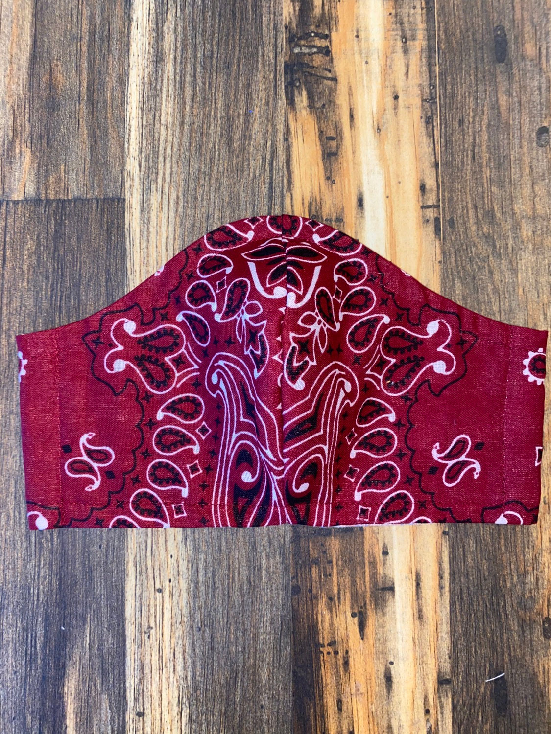 MEN’s maroon bandana 3-layer mask