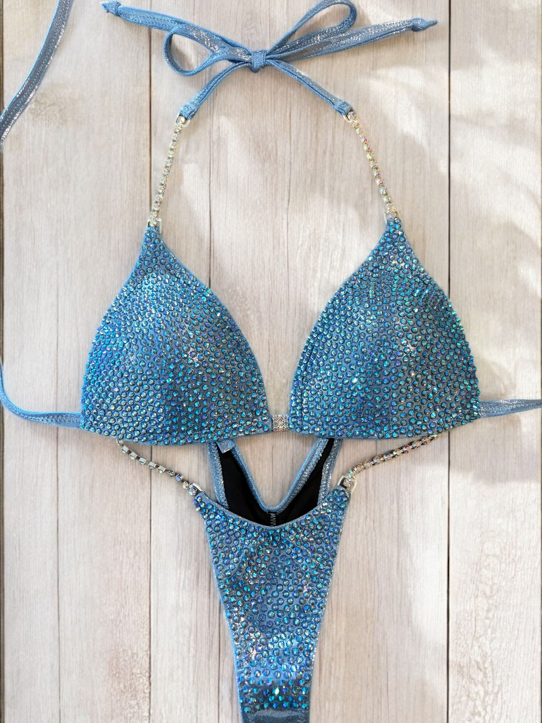 Metallic Baby Blue Ultimate Bling