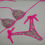 Thumbnail: Hot pink crystal bikini 