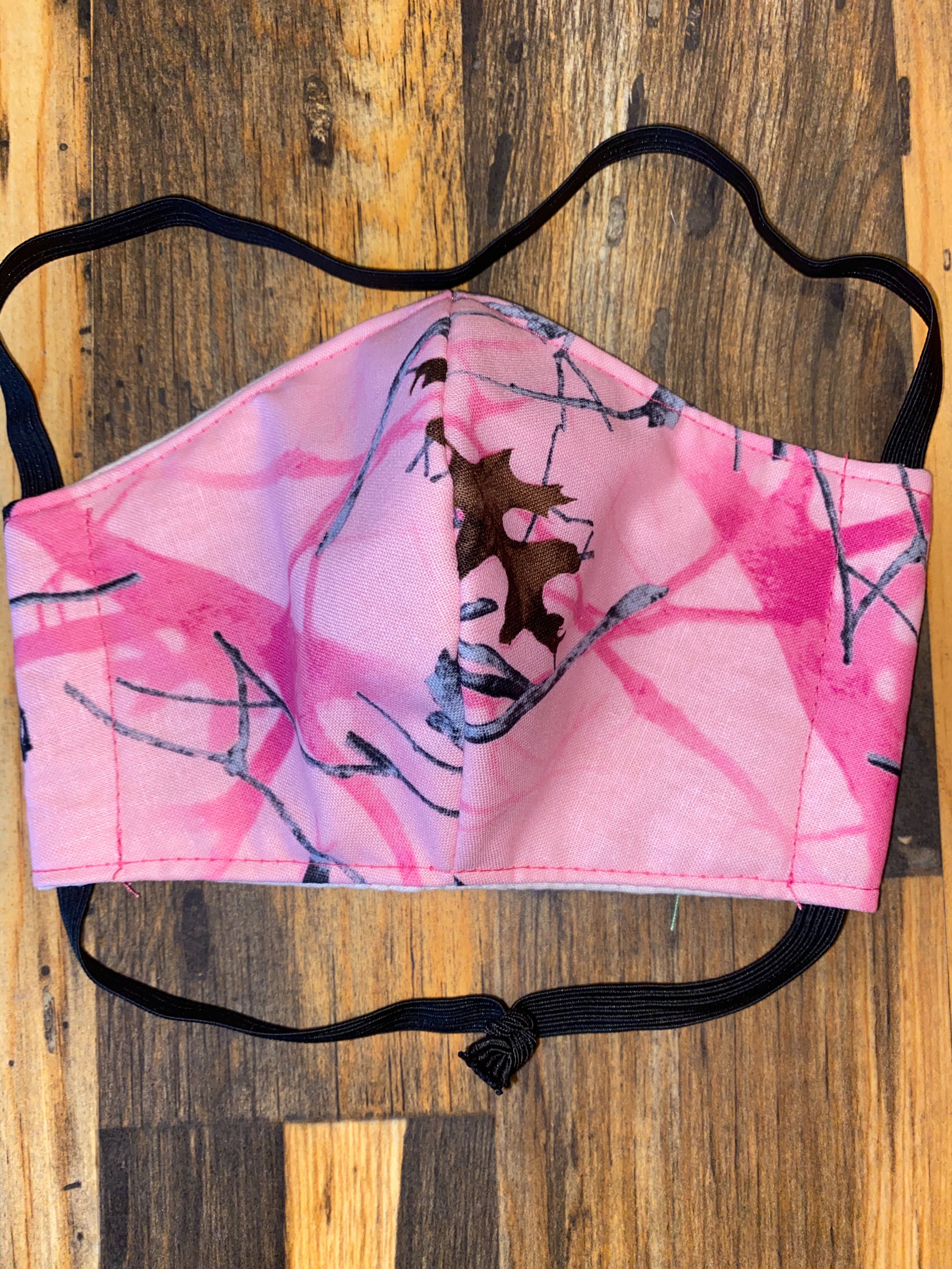 Pink camo WOMEN’s 3-layer mask