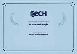 PSYCHOPATHOLOGIEdiplome 