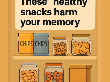 The “healthy” snacks that can harm your memory